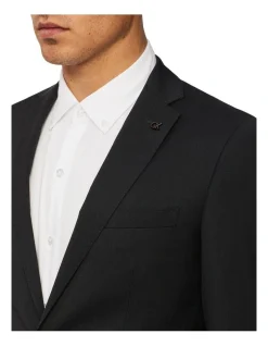 Calvin Klein Slim Twill Suit Jacket Charcoal -Calvin Klein Sales 924592600 3 720x928