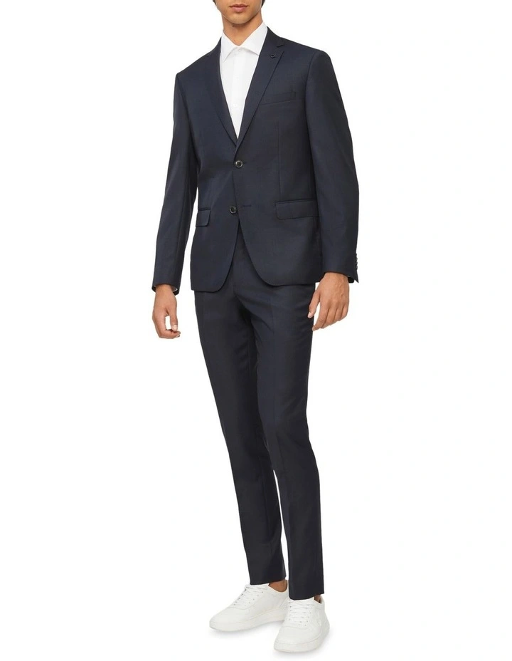 X-Slim Puppytooth Suit Jacket in Navy Calvin Klein X-Slim Puppytooth Suit Jacket In Navy -Calvin Klein Sales