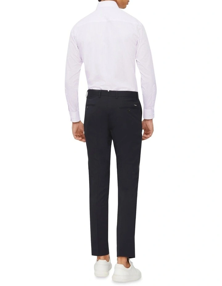 Slim Long Sleeve Dobby Stripe Shirt in Purple Calvin Klein Slim Long Sleeve Dobby Stripe Shirt In Purple -Calvin Klein Sales