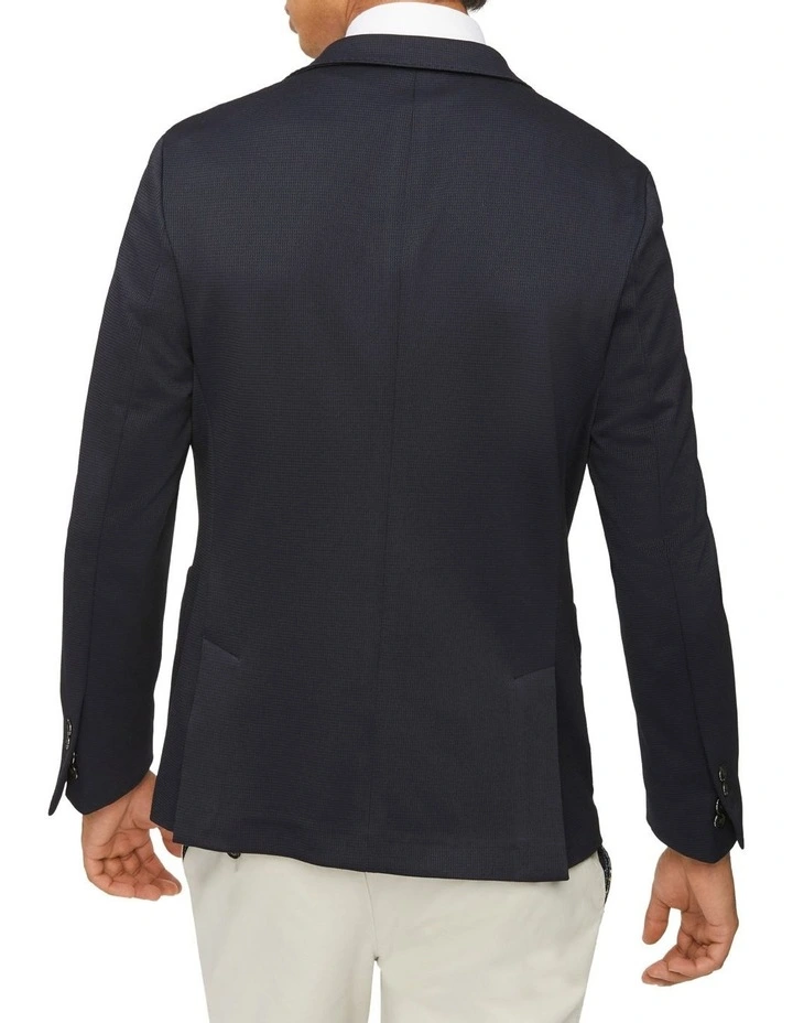 Puppytooth Knit Blazer in Navy Calvin Klein Puppytooth Knit Blazer In Navy -Calvin Klein Sales