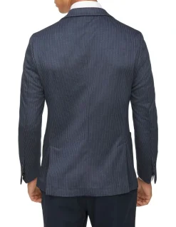 Calvin Klein Stripe Knit Blazer In Navy 2 Calvin Klein Stripe Knit Blazer In Navy -Calvin Klein Sales 928885600 3 720x928