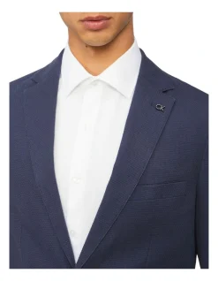 Calvin Klein Textured Blazer In Navy 3 Calvin Klein Textured Blazer In Navy -Calvin Klein Sales 928885780 4 720x928