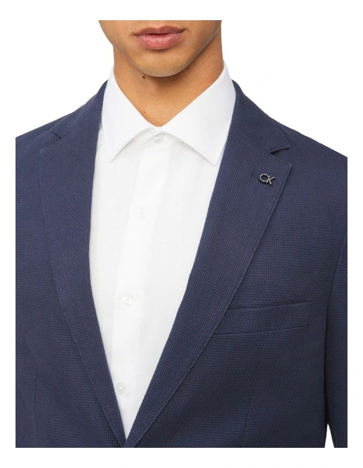 Textured Blazer in Navy Calvin Klein Textured Blazer In Navy -Calvin Klein Sales