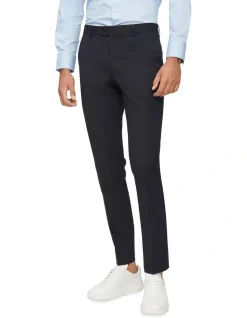Calvin Klein X-Slim Square Weave Trouser In Navy