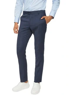 Calvin Klein X-Slim Check Trouser In Denim