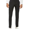 Calvin Klein X-Slim Square Weave Trouser In Black