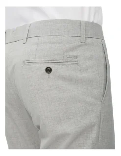 Calvin Klein X-Slim Square Weave Trouser In Light Grey -Calvin Klein Sales 928901350 3 720x928