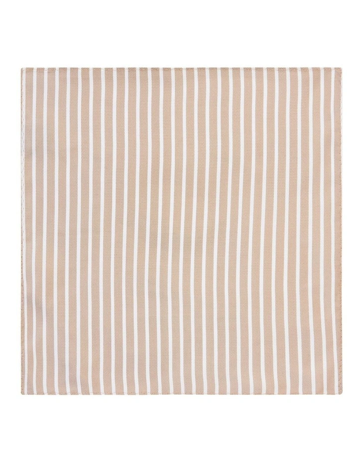 Stripe Silk Pocket Square in Brown Calvin Klein Stripe Silk Pocket Square In Brown -Calvin Klein Sales