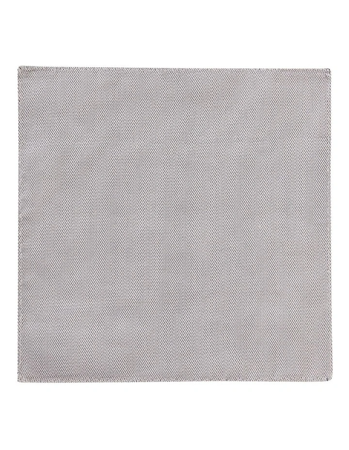 Zigzag Silk Pocket Square in Grey Calvin Klein Zigzag Silk Pocket Square In Grey -Calvin Klein Sales