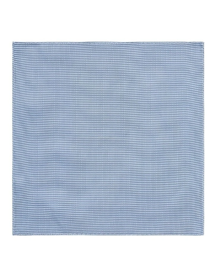 Stripe Silk Pocket Square in Blue Calvin Klein Stripe Silk Pocket Square In Blue -Calvin Klein Sales