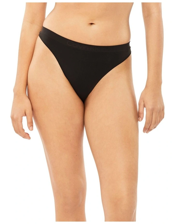 Bonded Flex Thong in Black Calvin Klein Bonded Flex Thong In Black -Calvin Klein Sales