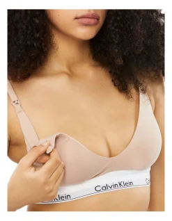 Calvin Klein Modern Cotton Maternity Nursing Bralette In Beige -Calvin Klein Sales 929464120 929473930 3 1 720x928