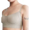 Calvin Klein Bonded Flex Unlined Balconette In Beige