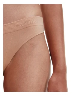 Calvin Klein Bonded Flex Thong Brief In Clay -Calvin Klein Sales 929464300 945787060 3 720x928