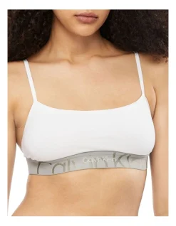 Calvin Klein Embossed Icon Cotton Unlined Bralette In White 2 Calvin Klein Embossed Icon Cotton Unlined Bralette In White -Calvin Klein Sales 929464570 945790930 3 1 720x928