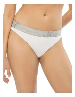 Calvin Klein Embossed Icon Cotton Bikini Brief In White 2 Calvin Klein Embossed Icon Cotton Bikini Brief In White -Calvin Klein Sales 929464750 945794800 3 1 720x928