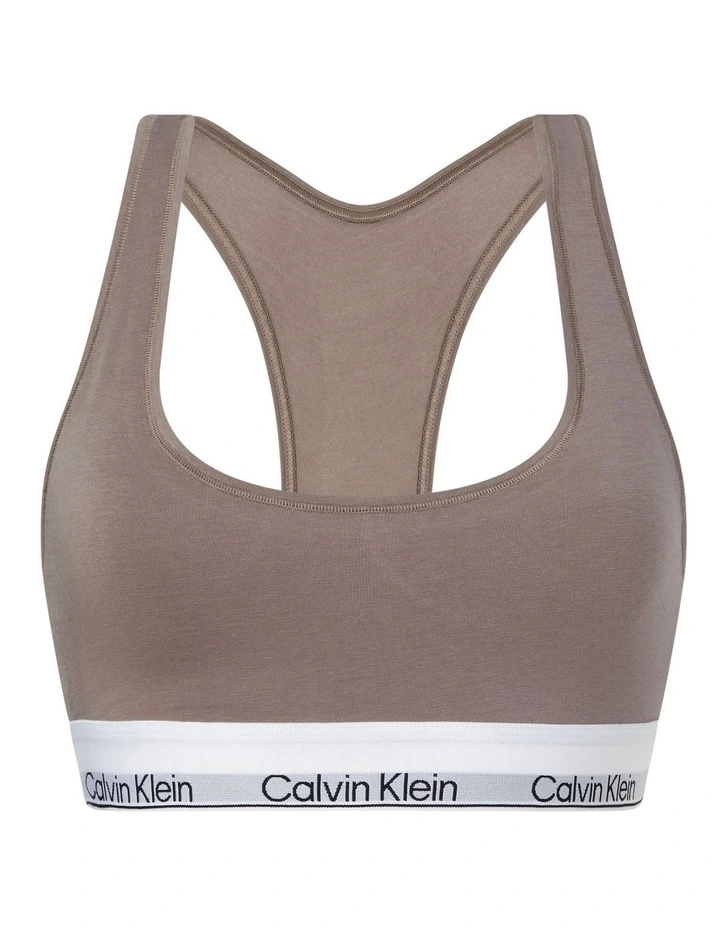 Modern Cotton Naturals Unlined Bralette In Rich Taupe Calvin Klein Modern Cotton Naturals Unlined Bralette In Rich Taupe -Calvin Klein Sales