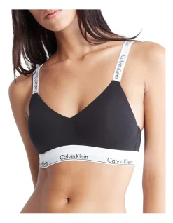 Calvin Klein Modern Cotton Lightly Lined Bralette In Black 2 Calvin Klein Modern Cotton Lightly Lined Bralette In Black -Calvin Klein Sales 929465380 929616760 3 720x928