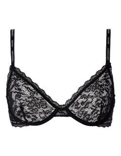 Calvin Klein Ck One Lace Unlined Demi Bra In Black -Calvin Klein Sales 929547910 4 720x928