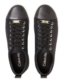 Calvin Klein Recycled Vulcanized Sneakers In Black -Calvin Klein Sales 934330510 3 720x928