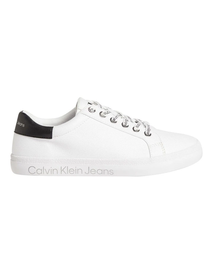 Recycled Low Profile Sneakers in White Calvin Klein Recycled Low Profile Sneakers In White -Calvin Klein Sales