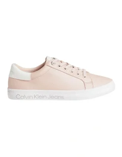 Calvin Klein Recycled Low Profile Sneakers In Pink Blush