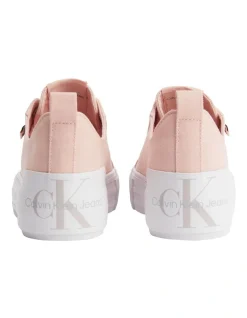 Calvin Klein Recycled Canvas Platform Sneakers In Pink Blush 2 Calvin Klein Recycled Canvas Platform Sneakers In Pink Blush -Calvin Klein Sales 934331860 3 720x928