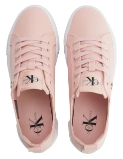 Calvin Klein Recycled Canvas Platform Sneakers In Pink Blush 3 Calvin Klein Recycled Canvas Platform Sneakers In Pink Blush -Calvin Klein Sales 934331860 4 720x928