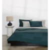 Calvin Klein Monochrome Essentials Quilt Cover Set In Sea Moss