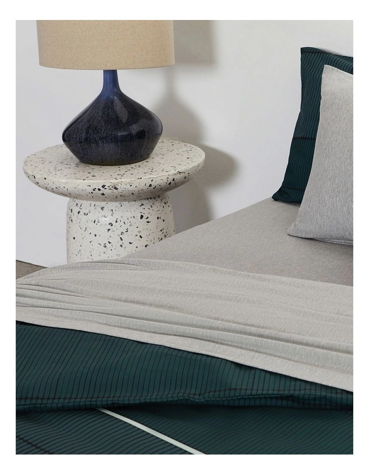 Calvin Klein Monochrome Essentials Quilt Cover Set In Sea Moss 2 Calvin Klein Monochrome Essentials Quilt Cover Set In Sea Moss - Image 2