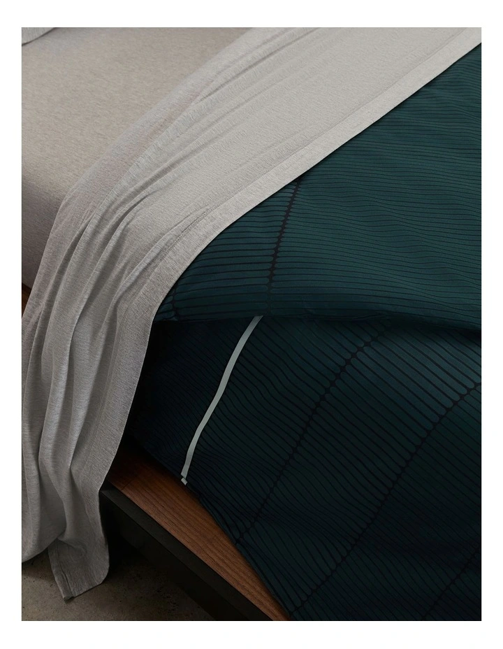 Calvin Klein Monochrome Essentials Quilt Cover Set In Sea Moss 4 Calvin Klein Monochrome Essentials Quilt Cover Set In Sea Moss - Image 4