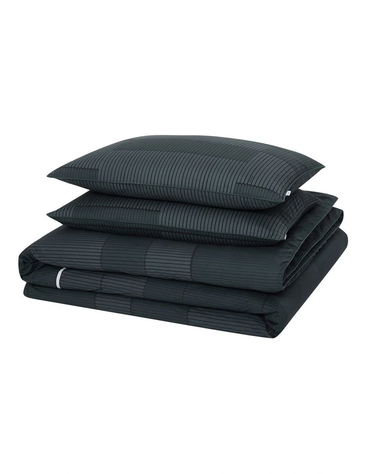 Calvin Klein Monochrome Essentials Quilt Cover Set In Sea Moss 5 Calvin Klein Monochrome Essentials Quilt Cover Set In Sea Moss - Image 5