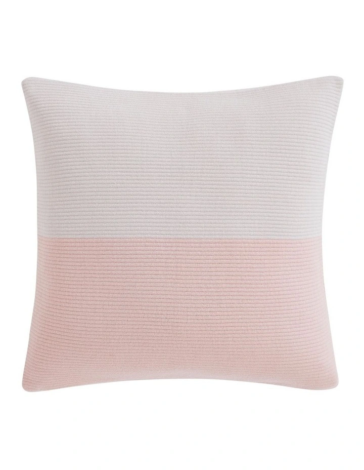 Colourblock Rib Logo Cushion in Pale Pink/White Calvin Klein Colourblock Rib Logo Cushion In Pale Pink/White -Calvin Klein Sales