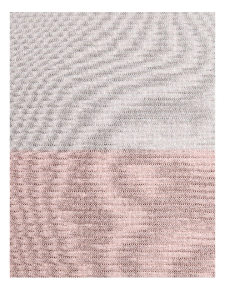 Colourblock Rib Logo Cushion in Pale Pink/White Calvin Klein Colourblock Rib Logo Cushion In Pale Pink/White -Calvin Klein Sales