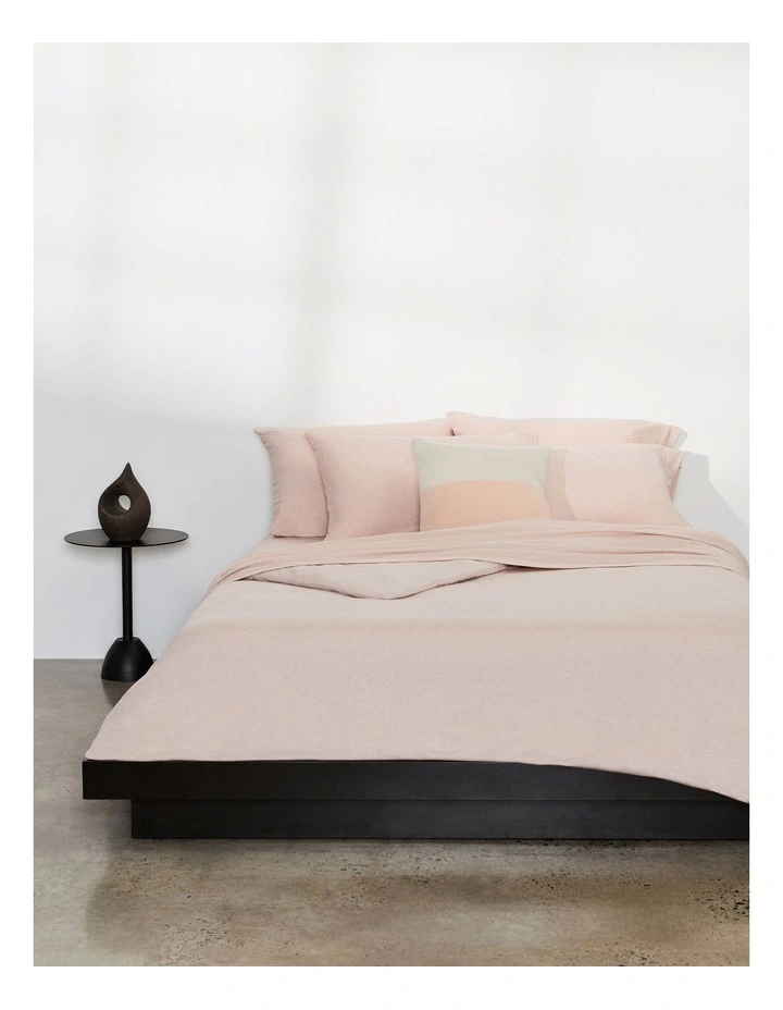 Colourblock Rib Logo Cushion in Pale Pink/White Calvin Klein Colourblock Rib Logo Cushion In Pale Pink/White -Calvin Klein Sales