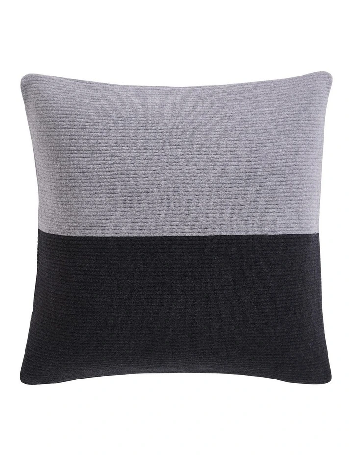 Colourblock Rib Logo Cushion in Grey/Black Calvin Klein Colourblock Rib Logo Cushion In Grey/Black -Calvin Klein Sales