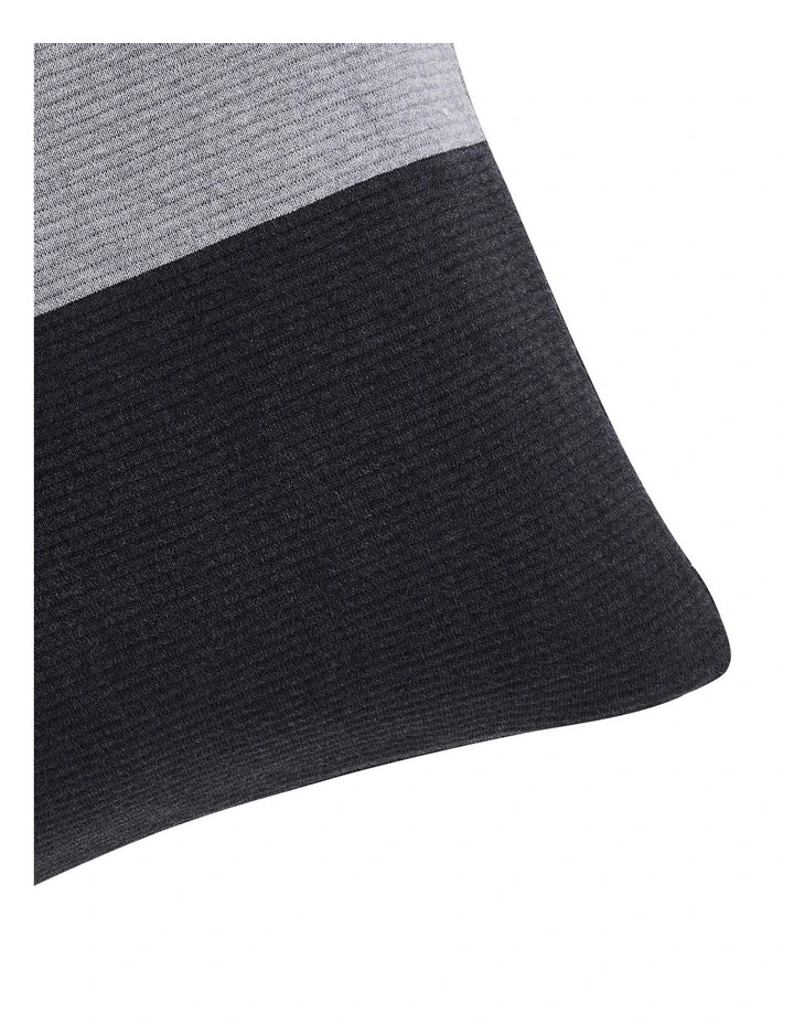 Colourblock Rib Logo Cushion in Grey/Black Calvin Klein Colourblock Rib Logo Cushion In Grey/Black -Calvin Klein Sales
