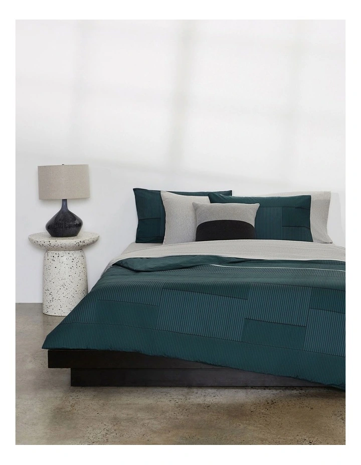 Colourblock Rib Logo Cushion in Grey/Black Calvin Klein Colourblock Rib Logo Cushion In Grey/Black -Calvin Klein Sales