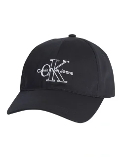 Calvin Klein Two Tone Cap In Black
