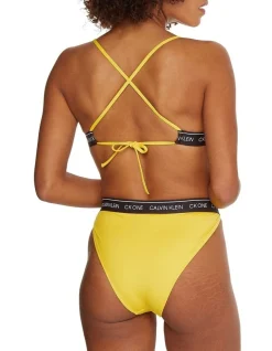 Calvin Klein Triangle Swim Top In Bold Yellow -Calvin Klein Sales 941977450 3 720x928