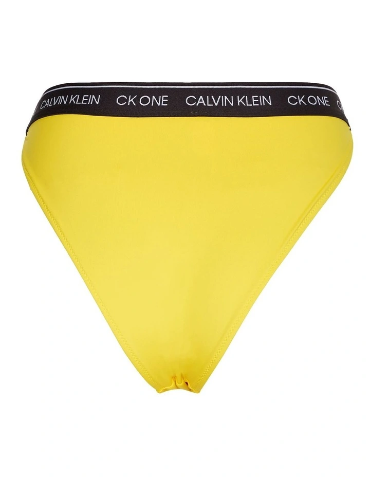 High Waist Cheeky Bikini Brief In Bold Yellow Calvin Klein High Waist Cheeky Bikini Brief In Bold Yellow -Calvin Klein Sales