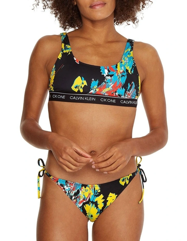 Swim Printed Bralette In Multi Calvin Klein Swim Printed Bralette In Multi -Calvin Klein Sales