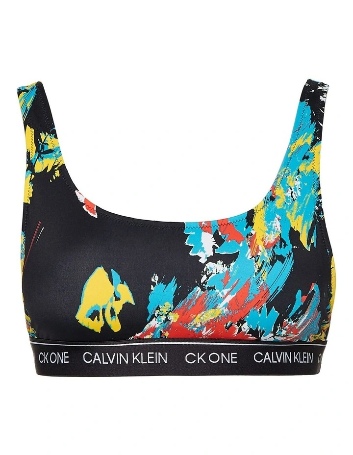 Swim Printed Bralette In Multi Calvin Klein Swim Printed Bralette In Multi -Calvin Klein Sales