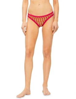 Calvin Klein Printed Bikini Brief In Monogram Orange -Calvin Klein Sales 941977990 3 720x928