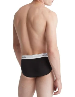 Calvin Klein 3 Pack Modern Cotton Stretch Sport Briefs In Black -Calvin Klein Sales 942248800 3 720x928