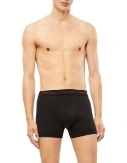 Calvin Klein Cotton Stretch Trunks 3 Pack In Black -Calvin Klein Sales 942250690 4 720x928