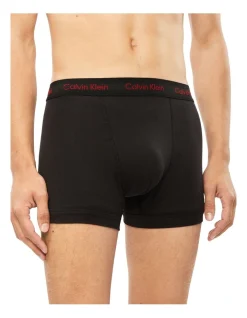 Calvin Klein Cotton Stretch Trunks 3 Pack In Black -Calvin Klein Sales 942250690 5 720x928