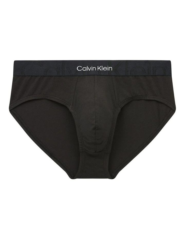 Embossed Icon Cotton Hip Brief In Black Calvin Klein Embossed Icon Cotton Hip Brief In Black -Calvin Klein Sales