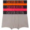 Calvin Klein 3 Pack Intense Power Cotton Trunks In Pink Splendor/Faded