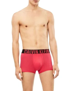 Calvin Klein 3 Pack Intense Power Cotton Trunks In Pink Splendor/Faded -Calvin Klein Sales 942251410 4 720x928